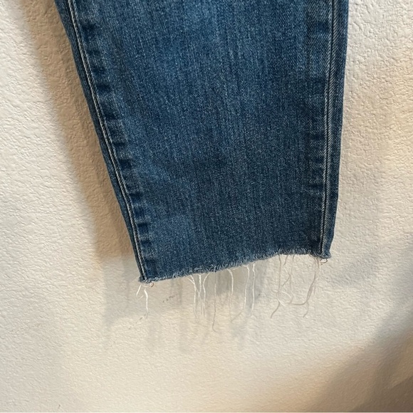 Madewell The High-Rise Slim Boyjean in Dover Wash: Raw-Hemmed Edition size 24 - Picture 13 of 16